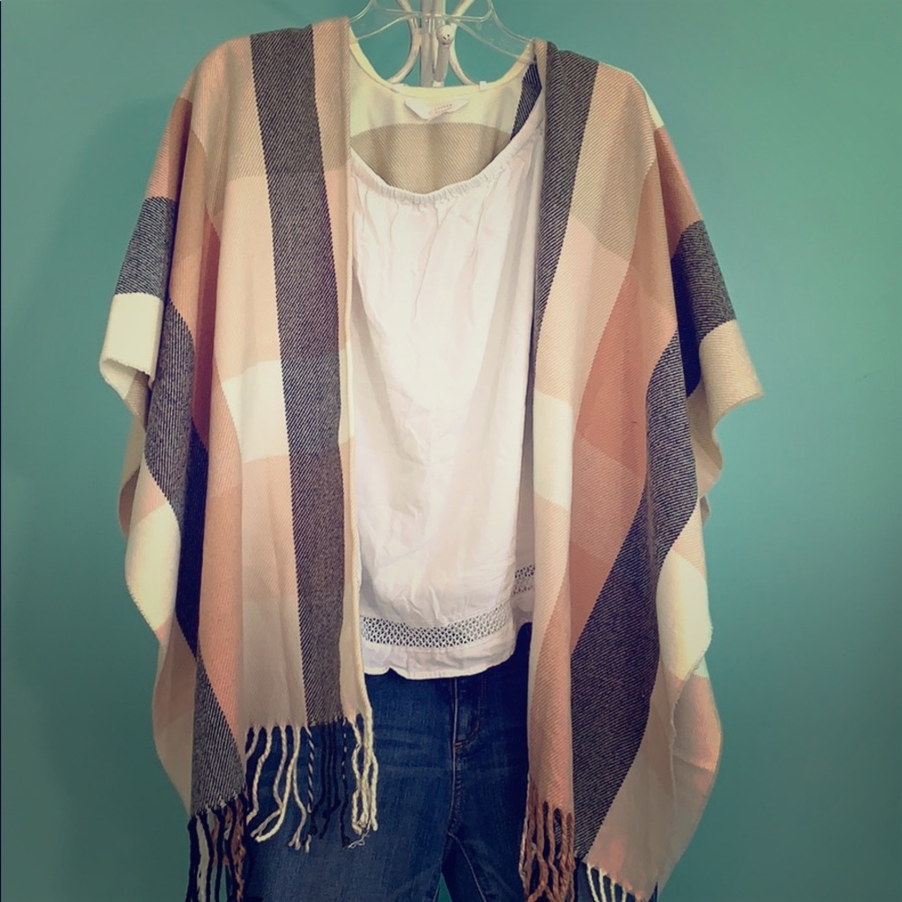 Lauren Conrad plaid Kimono one size